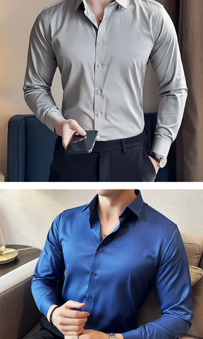 Camisa Social Masculina Slim Legitimus