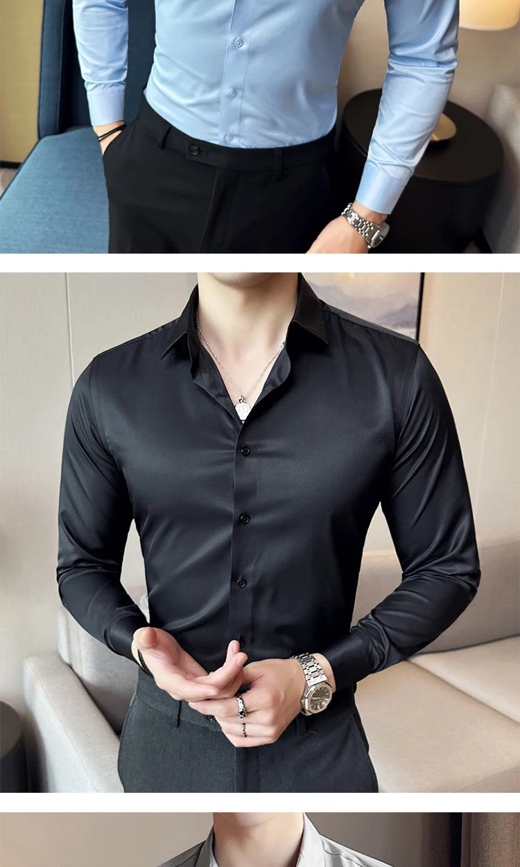 Camisa Social Masculina Slim Legitimus