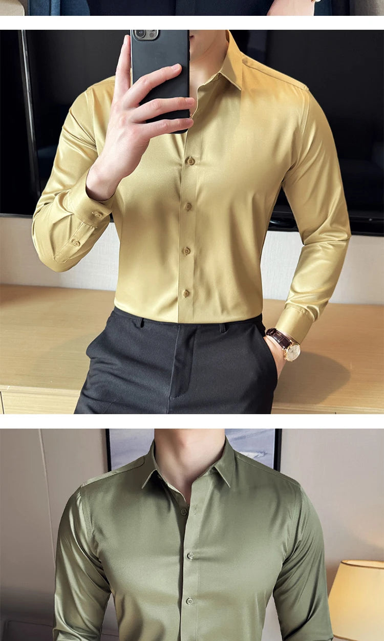 Camisa Social Masculina Slim Legitimus