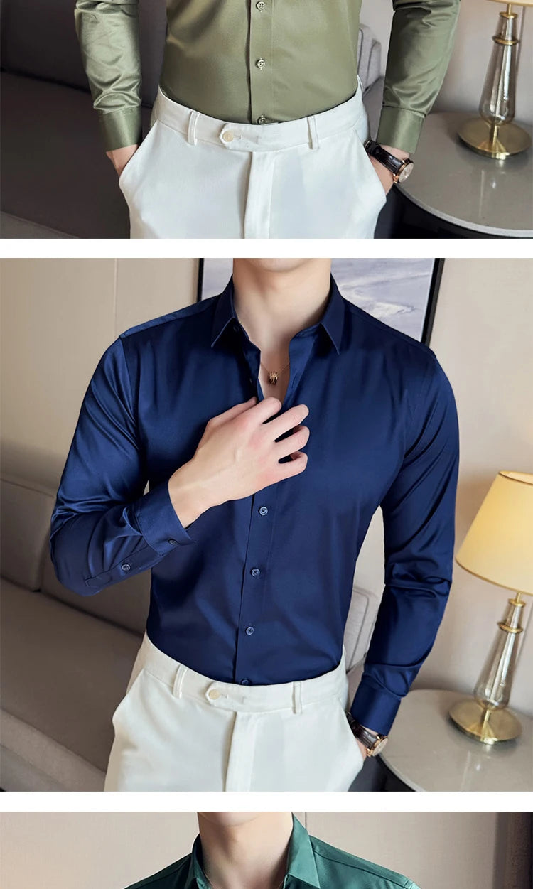 Camisa Social Masculina Slim Legitimus